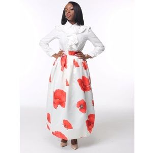 Maxi dress skirt